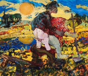 Soldier and Peasant Woman