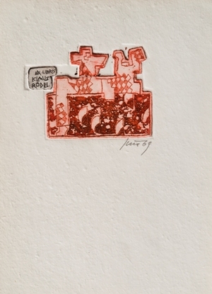 Exlibris I. Iš serijos „Exlibrisai Klausui Rödeliui“