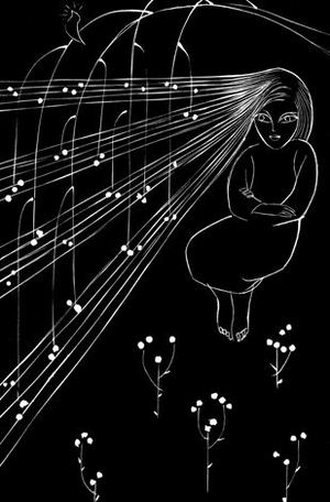 Human. Illustration of the poems collection by E. Mieželaitis