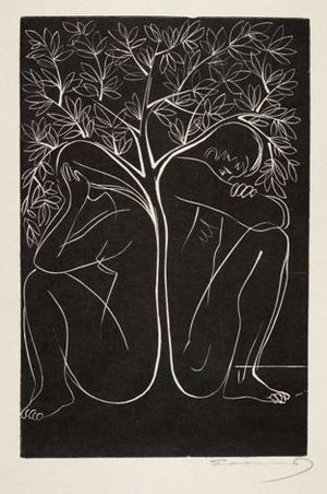 Human. Illustration of the poems collection by E. Mieželaitis