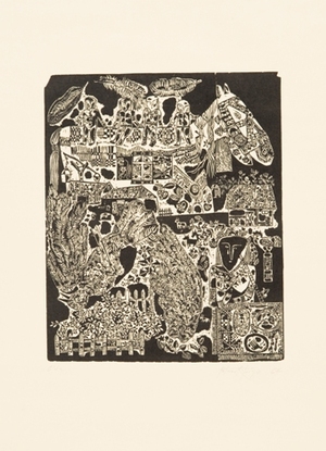 Iliustracija pasakai „Eglė žalčių karalienė“. III dalis