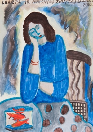 Loreta and Goldfish