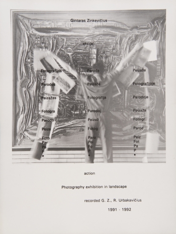 Documentacion for the action "Photo Exhibition in the Landscape"