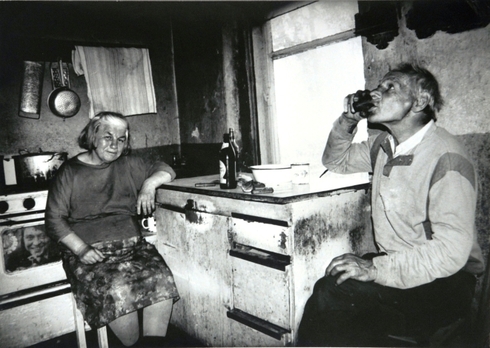 Grimaces of the weary village