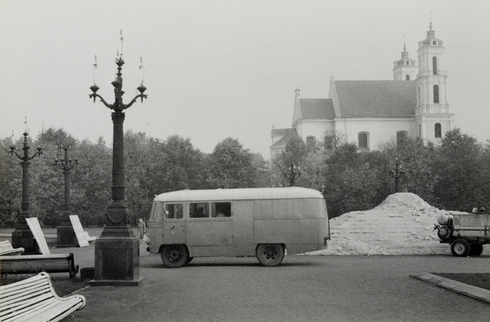 Vilnius. Lukiškės square (here was a monument for Lenin)