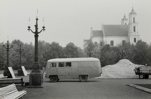 Vilnius. Lukiškės square (here was a monument for Lenin)