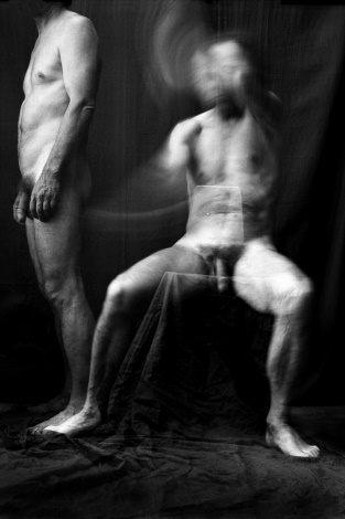 From cycle „Woman about Men“. A series of „ A Man and the drapery“ No. 13