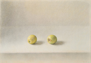 Zwei gelbe Apfel (Du geltoni obuoliai)