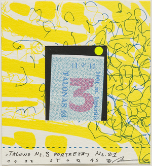 Talono Nr. 3 portretas. Iš grupės „1“ narių kūrinių aplanko (1992)